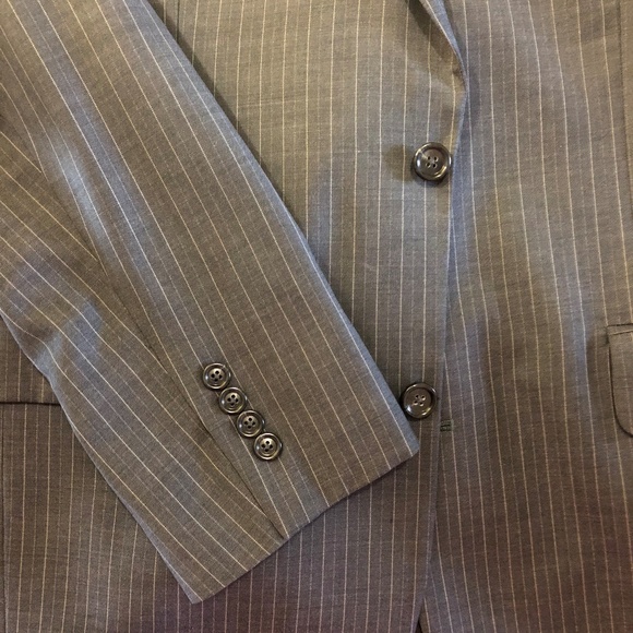 Light Grey Charcoal Men's Suit - Picture 2 of 6